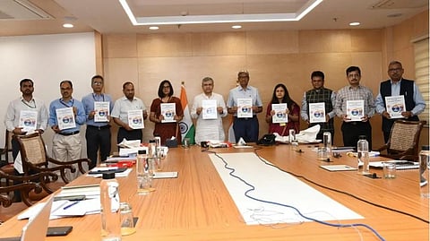 Railways Minister Ashwini Vaishnaw released a booklet containing details of the project