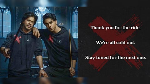 Shah Rukh Khan and his son Aryan Khan