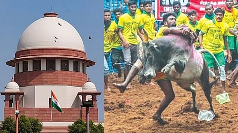 Supreme Court of India (left)