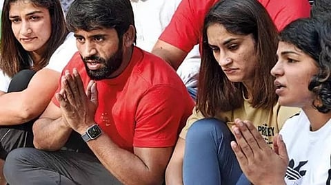 Bajrang Punia, Vinesh Phogat, Sakshi Malik, Babita Phogat