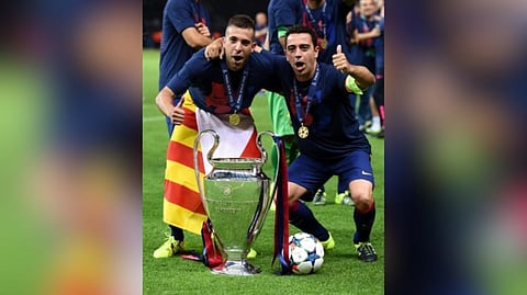 Alba has made 458 appearances for Barca, scoring 27 goals