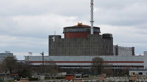 A view shows the Zaporizhzhia Nuclear Power Plant in the course of Russia-Ukraine conflict outside Enerhodar in the Zaporizhzhia region