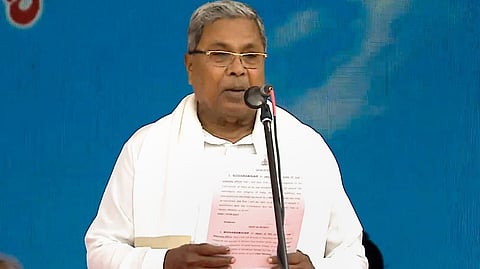 Newly elected Karnataka Chief Minister Siddaramaiah