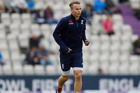 England fast bowler Tom Curran