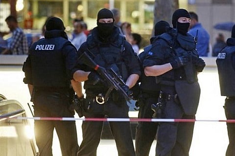 Police confirmed there had been casualties but did not immediately say what happened