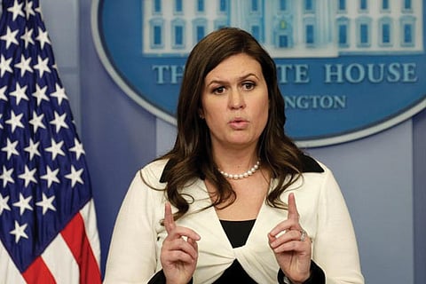 White House Press Secretary Sarah Sanders