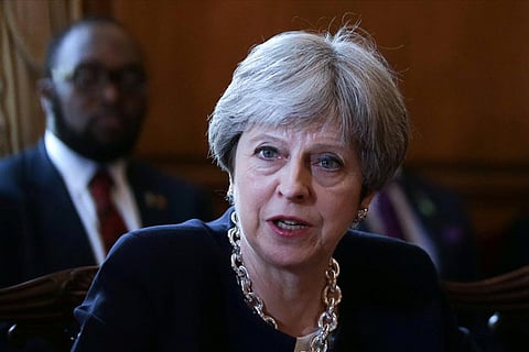 Britain's Prime Minister Theresa May