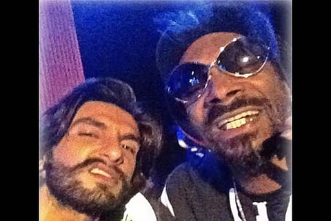 Actor Ranveer Singh and Snoop Dog.(Twitter via @RanveerOfficial)