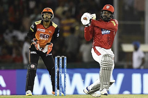 Kings XI Punjab's Chris Gayle