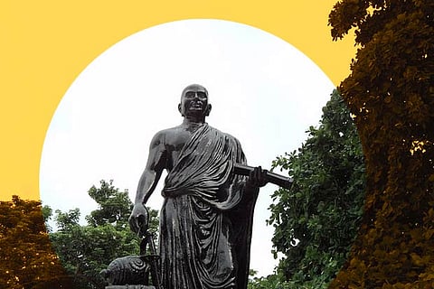 Ilango Adigal statue at Marina Beach