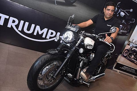 Triumph Motorcycles India managing director Vimal Sumbly