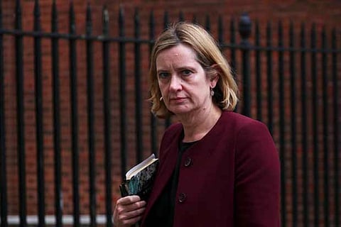 British Interior Minister Amber Rudd