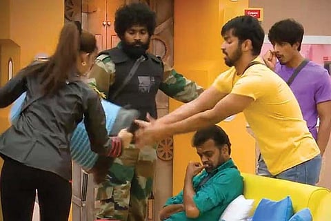 A still from Bigg Boss 2 which has landed in a new controversy