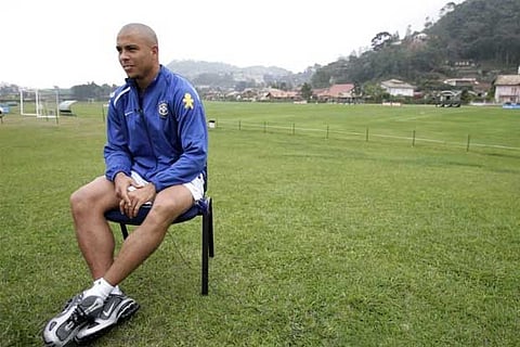Brazilian soccer star Ronaldo Nazario