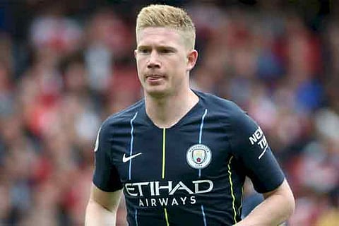 Manchester City midfielder Kevin de Bruyne