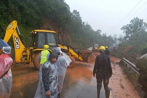 Rescue work in Kodagu region(Twitter via BJP Karnataka)