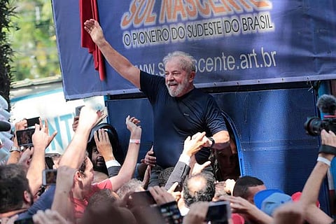 Former Brazilian President Luiz Inacio Lula da Silva