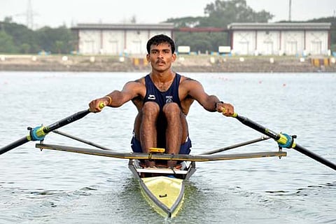 Indian rower Dattu Baban Bhokanal