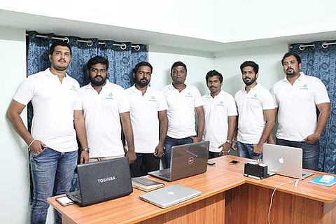 The team behind the AroundU mobile application