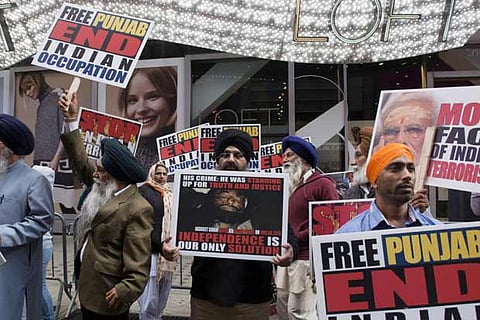 SFJ group hold pro-Khalistan protests in UK