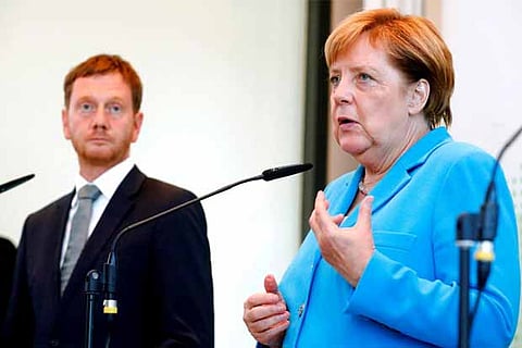 German Chancellor Angela Merkel