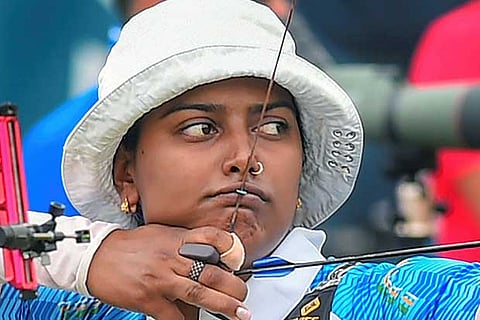 Archer Deepika Kumari takes aim