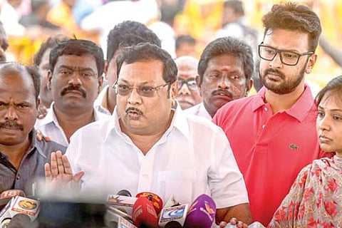 Former Union Minister MK Alagiri