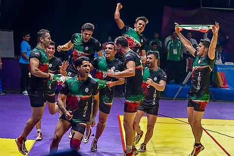 Iran men?s kabaddi team won gold for the first time in Asian Games history by defeating South Korea
