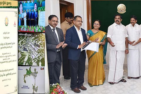 The Chief Minister lays the foundation stone through video conferencing from Chennai