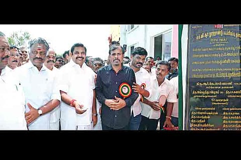 CM Edappadi K Palaniswami inaugurates the MGR Centenary Film Studio