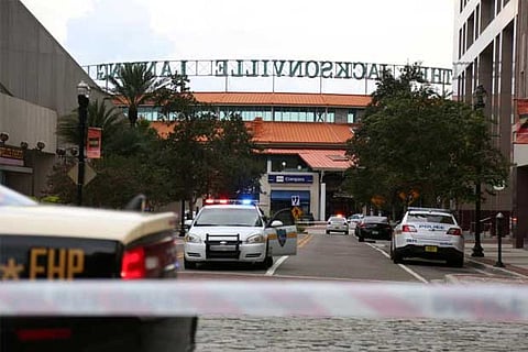 Site of the shooting at Jacksonville, Florida