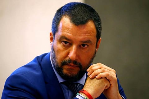 Italy's Interior Minister Matteo Salvini