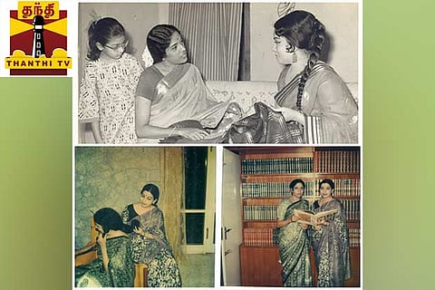 Different moods of Jayalalithaa with her friend Sivasankari