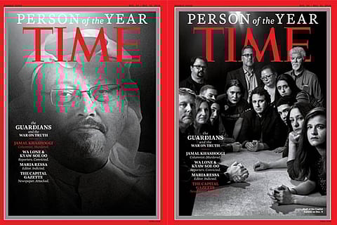 Time magazine names journalists including Khashoggi as 'Person of the Year'
