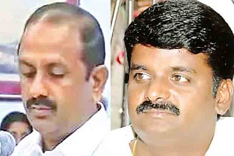 (L)B V Ramana, (R) C Vijaya-Baskar