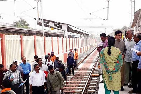 Commissioner of Railway Safety, Southern Circle inspected the track on Saturday