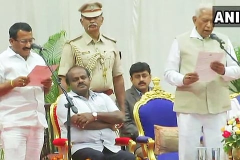 JDS-Cong Karnataka ministry expanded, 8 Congress ministers inducted