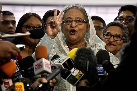 Sheikh Hasina.