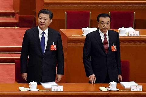 Chinese President Xi Jinping and Premier Li Keqiang