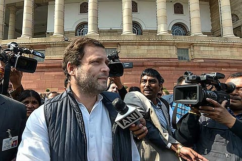 Congress President Rahul Gandhi