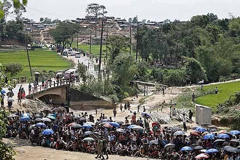 File photo of Rohingya Muslims