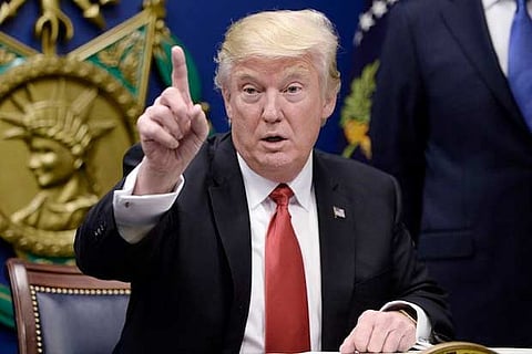 US President Donald Trump