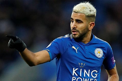 Leicester City forward Riyad Mahrez