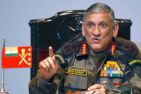 Indian Army chief Bipin Rawat