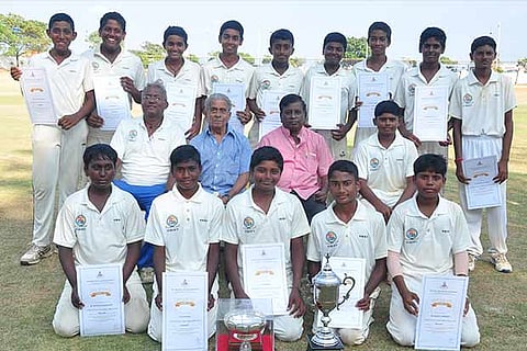 St Bede?s, winner of the B Somasundaram Under-14 City Schools Trophy