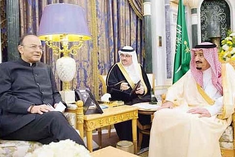 Jaitley meets Saudi King; discusses ways to boost ties