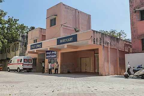 Mortuary at Government Royapettah Hospital