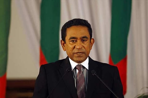 Maldives incumbent president Yameen Abdul Gayoom