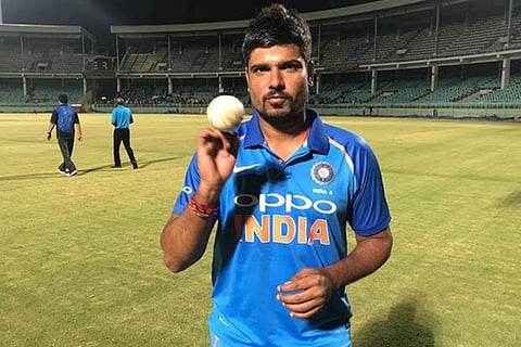 Leg-spinner Karn Sharma