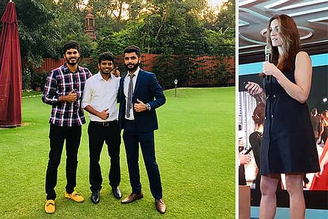 L to R: Mohamed Asif, Nareshwar Sivanesan, Fahd Khaleel and Jennie Sager